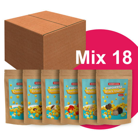 MIX 18 pcs - POPCHEESE Dobryana